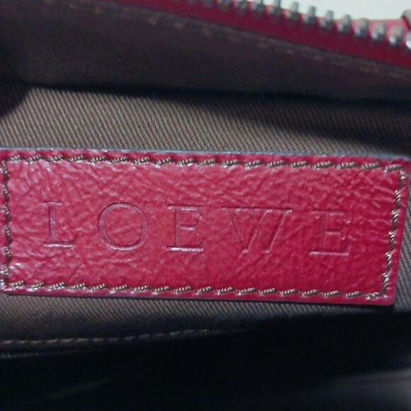 Loewe Lollipop Red Patent Leather Multi-use Shoulder Satchel Bag w/ Papers, VTG - Picture 13 of 14